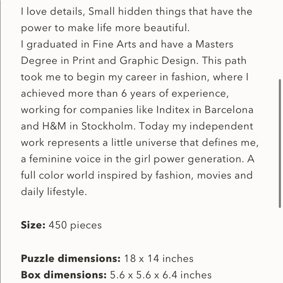 Ana Hard No Rain No Flowers 450 pieces Puzzle. New. - Picture 3 of 8